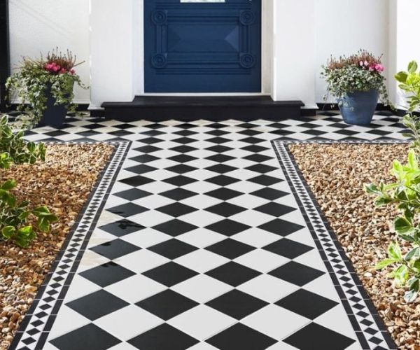 بلاط ممرات حدائق منزلية