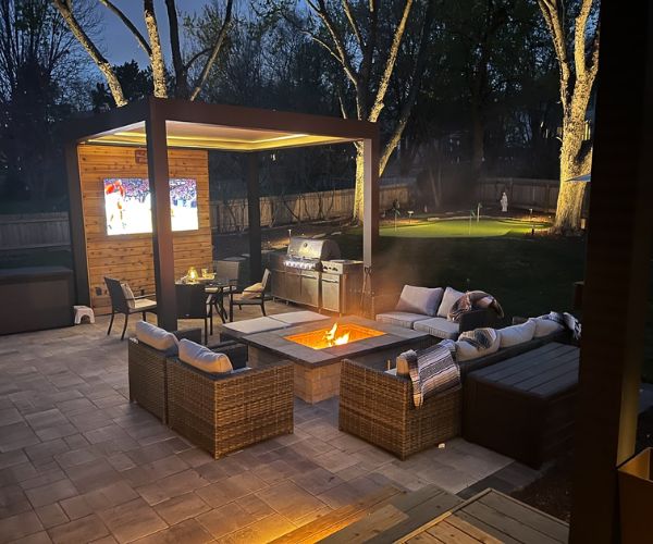 جلسات شتوية خارجية بتصاميم حديثة