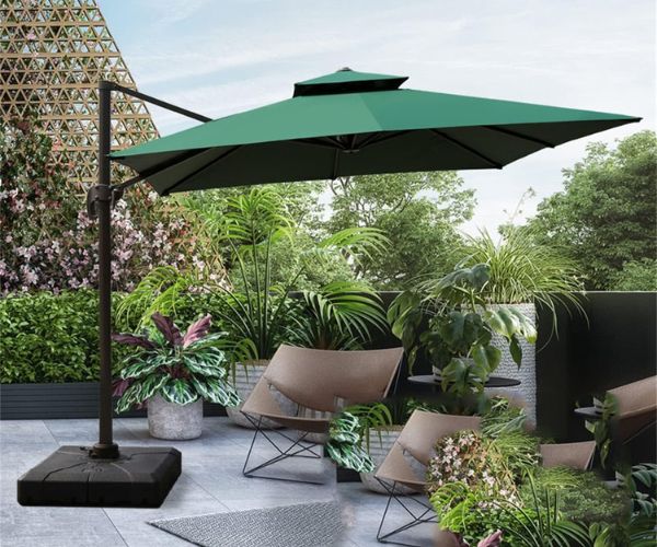 أشكال مظلات متحركة للحدائق