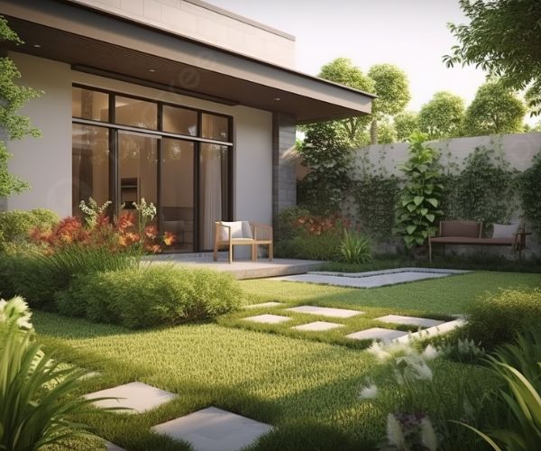 تصميم لاند سكيب وتنفيذ مميز