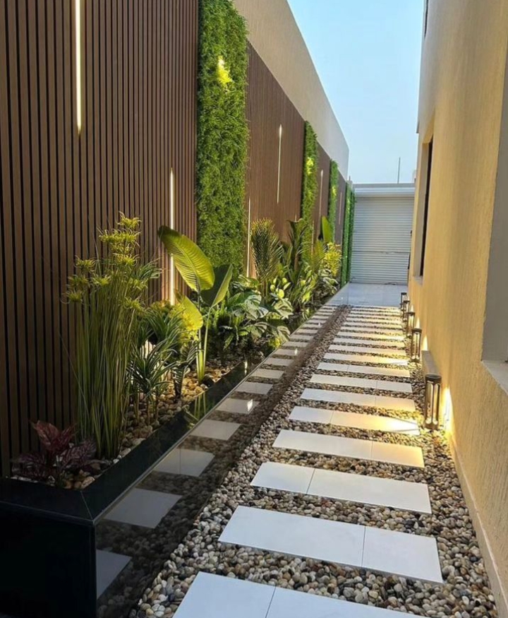 ديكورات حدائق منزلية بالرياض