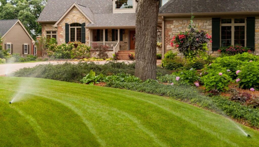 تصميم شبكات الرى للحدائق المنزلية