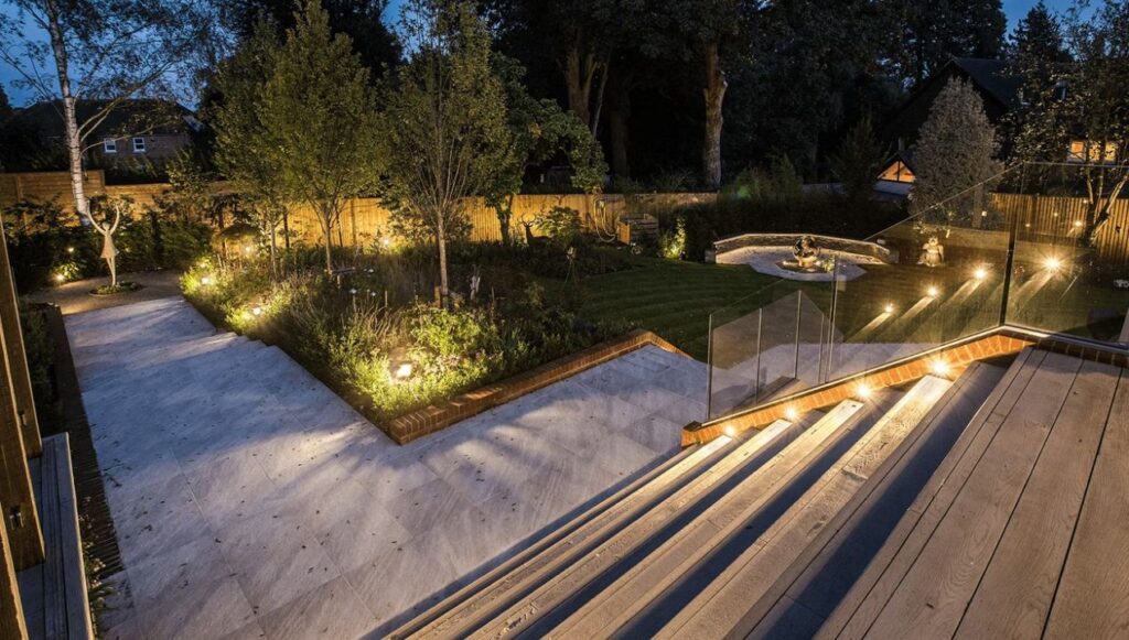 إنارة حدائق عصرية