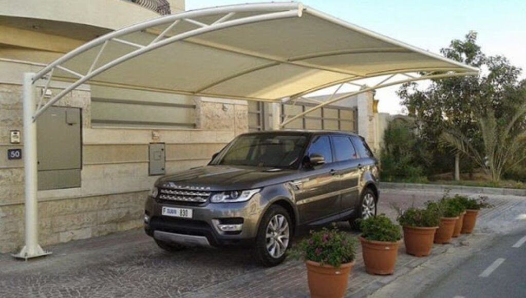 تركيب مظلات سيارات عصرية