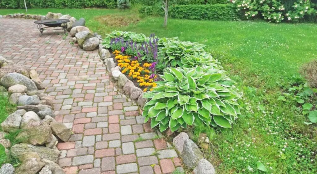 بلاط ممرات حدائق منزلية