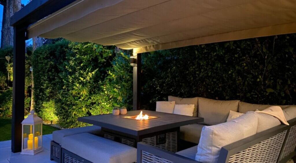 جلسات شتوية خارجية بتصاميم حديثة