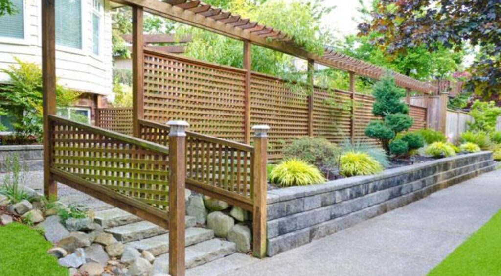 أشكال لسور حديقة منزلية