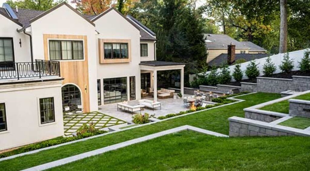 تصميم لاند سكيب وتنفيذ مميز